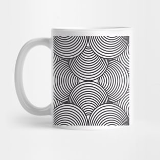 Abstract Black And White Mug